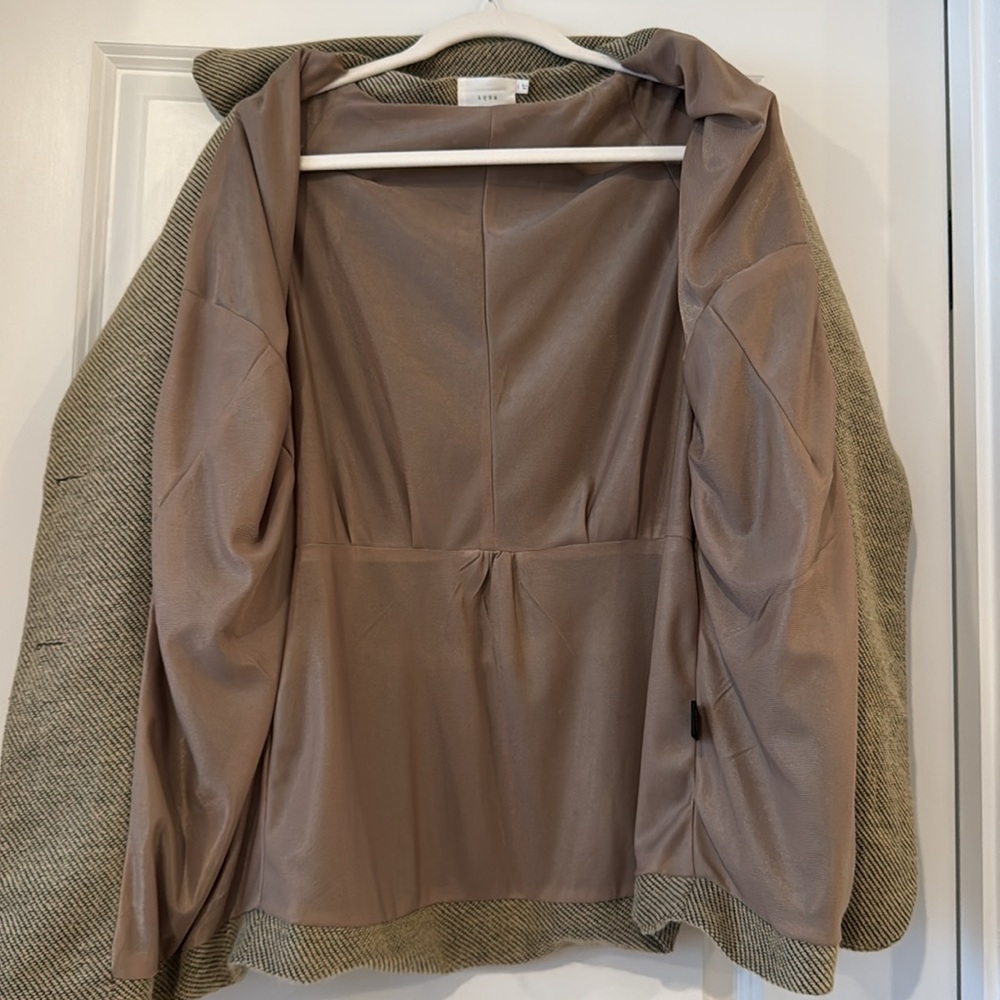 Trendy LUSH Quarter Sleeve Tweed-like Jacket Small - Picture 9 of 11